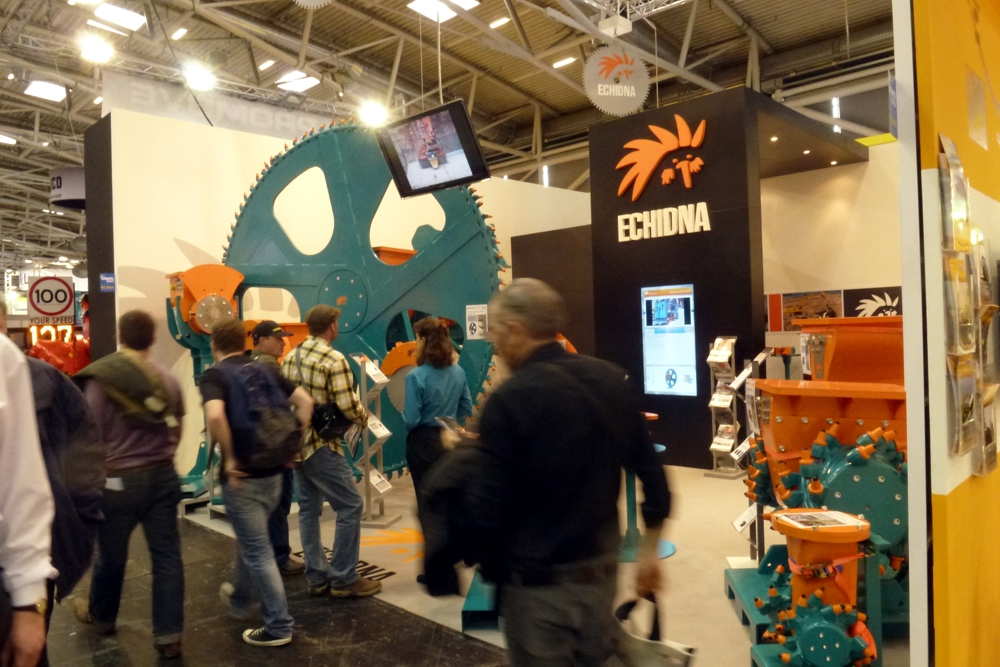 Echidna at Bauma, Munich 2013